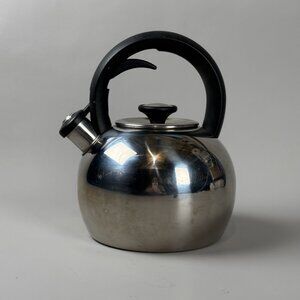 KitchenAid 2 QT Stainless Steel Whistling Tea Kettle With Black Handle